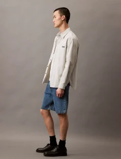 Calvin Klein Jeans miesten shortsit, 90S MID BLUE STONE SHORT Indigo