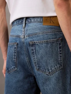 Calvin Klein Jeans miesten shortsit, 90S MID BLUE STONE SHORT Indigo