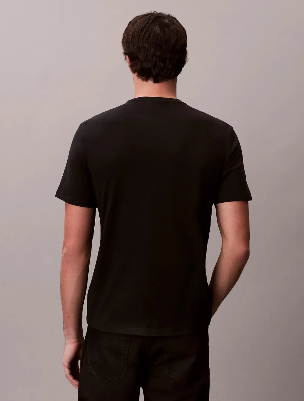 Calvin Klein Jeans miesten t-paita K SS Badge Tee, musta