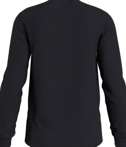 Calvin Klein Jeans Miesten Paita, MONOLOGO BADGE WAFFLE LS TEE Musta