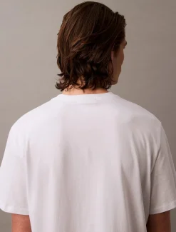 Calvin Klein Jeans miesten t-paita, SS HERO MONOLOGO TEE Valkoinen