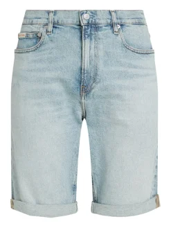 Calvin Klein Jeans miesten shortsit, SLIM SHORT 1AA LIGHT BLUE Sininen, Indigo