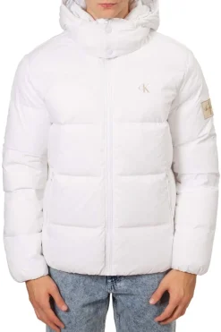 Calvin Klein Jeans Miesten Untuvatakki, K ESSENTIAL DOWN JACKET Valkoinen