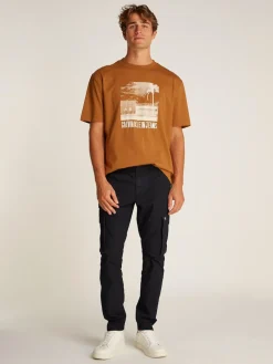 Calvin Klein Jeans Miesten Housut, SKNNY CARGO Musta