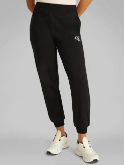 Calvin Klein Jeans naisten lenkkeilyhousut, MONOLOGO JOG PANT Musta