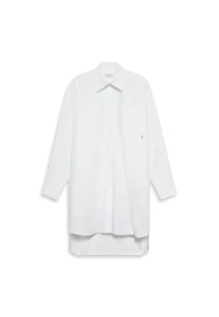 Calvin Klein Jeans naisten paitamekko, COTTON OVERSIZED MINI SHIRTDRESS Valkoinen