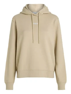 Calvin Klein Jeans naisten huppari, PLACED INSTITUTIONAL HOODIE Vaalea Beige