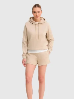 Calvin Klein Jeans naisten shortsit, PLACED INSTITUTIONAL SHORT Vaalea Beige