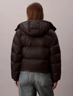 Calvin Klein Jeans naisten untuvatakki, ESSENTIAL MIDWEIGHT PUFFER JACKET Musta