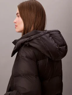 Calvin Klein Jeans naisten untuvatakki, ESSENTIAL MIDWEIGHT PUFFER JACKET Musta