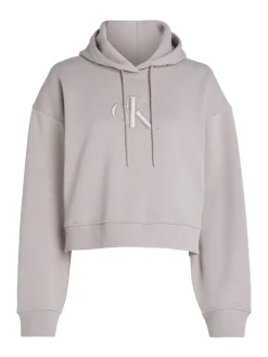 Calvin Klein Jeans naisten college, RAISED EMBROIDERY CK HOODIE Kitti