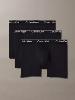 Calvin Klein miesten bokserit, BOXER BRIEF 3 PACK NOS Musta