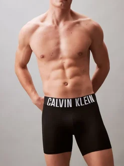 Calvin Klein Miesten Bokserit 3-Pack, BOXER BRIEF MICROMA INTENSE POWER Musta