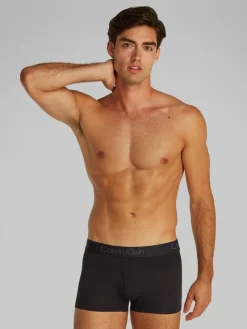 Calvin Klein miesten bokserit, TRUNK 3PK LUXORY MODAL Musta