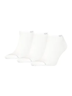 Calvin Klein Miesten Sukat 3-Pack, CK MEN SNEAKER 3P NOS Valkoinen