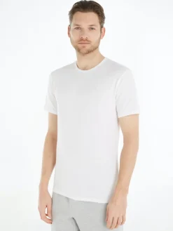 Calvin Klein Miesten T-paita, 2P SS CREW T-SHIRT NOS Valkoinen