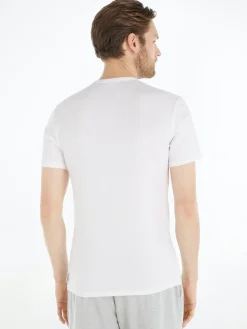 Calvin Klein Miesten T-paita, 2P SS CREW T-SHIRT NOS Valkoinen