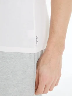 Calvin Klein Miesten T-paita, 2P SS CREW T-SHIRT NOS Valkoinen