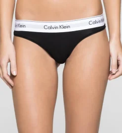 Calvin Klein Naisten Alushousut, Thong Musta