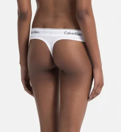 Calvin Klein Naisten Alushousut, Thong Valkoinen