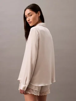 Calvin Klein Naisten Pyjamapaita, CK LS TOP Kitti