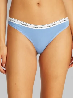 Calvin Klein naisten stringit, THONG 3PK Monivärinen Kuosi