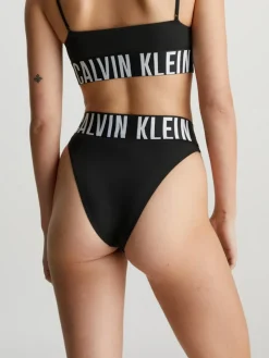 Calvin Klein naisten tangat, HIGH LEG TANGA Musta
