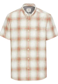 Camel Active miesten kauluspaita, 409261-5S61-19 Valkoinen Ruutu