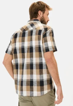 Camel Active miesten kauluspaita, 409261-5S61-19 Ruskea Ruutu