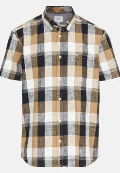 Camel Active miesten kauluspaita, 409261-5S61-19 Ruskea Ruutu