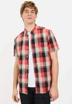 Camel Active miesten kauluspaita, 409261-5S61-19 Punainen Ruutu