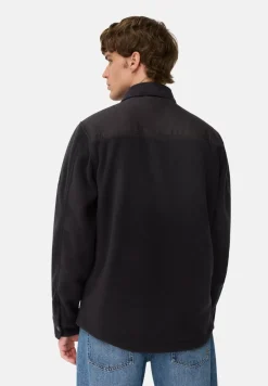 Camel Active miesten paita, CASUAL OVERSHIRT FLEECE Tummansininen