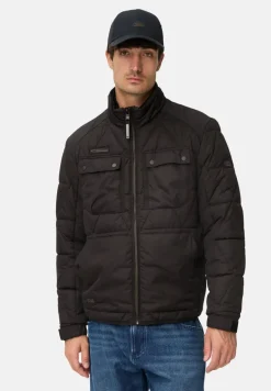 Camel Active miesten takki, QUILTED BLOUSON JACKET Musta