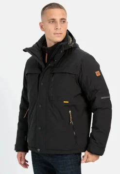 Camel Active Miesten Talvitakki, TECHNICAL JACKET Musta