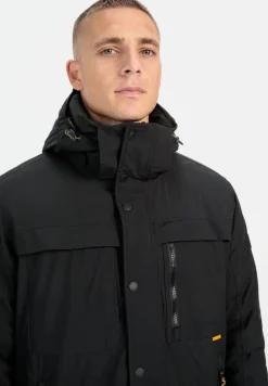 Camel Active Miesten Talvitakki, TECHNICAL JACKET Musta