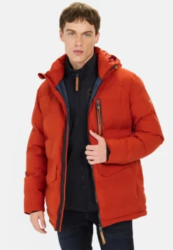 Camel Active Miesten Talvitakki, WINTER JACKET Poltettu Oranssi