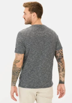 Camel Active miesten t-paita, HENLEY T-SHIRT Sininen Kuosi