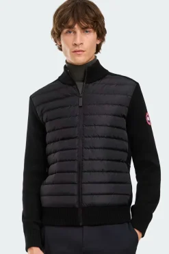 Canada Goose miesten hybriditakki Hybridge Knit Jacket - Classic Disc, musta
