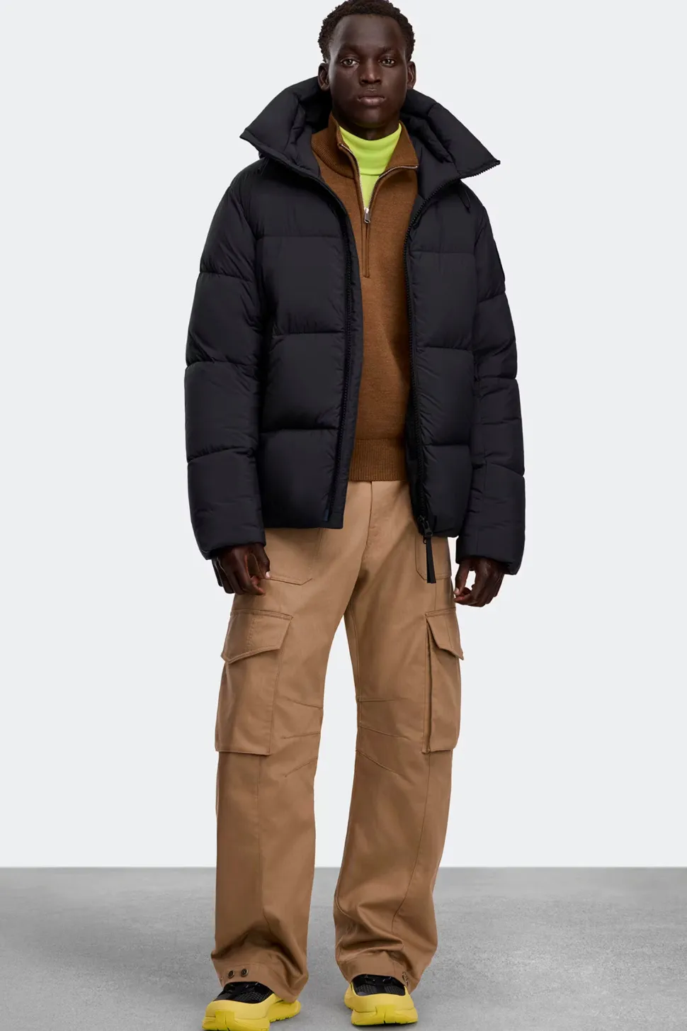 Canada Goose miesten takki CROFTON PUFFER MATTE - BD, musta