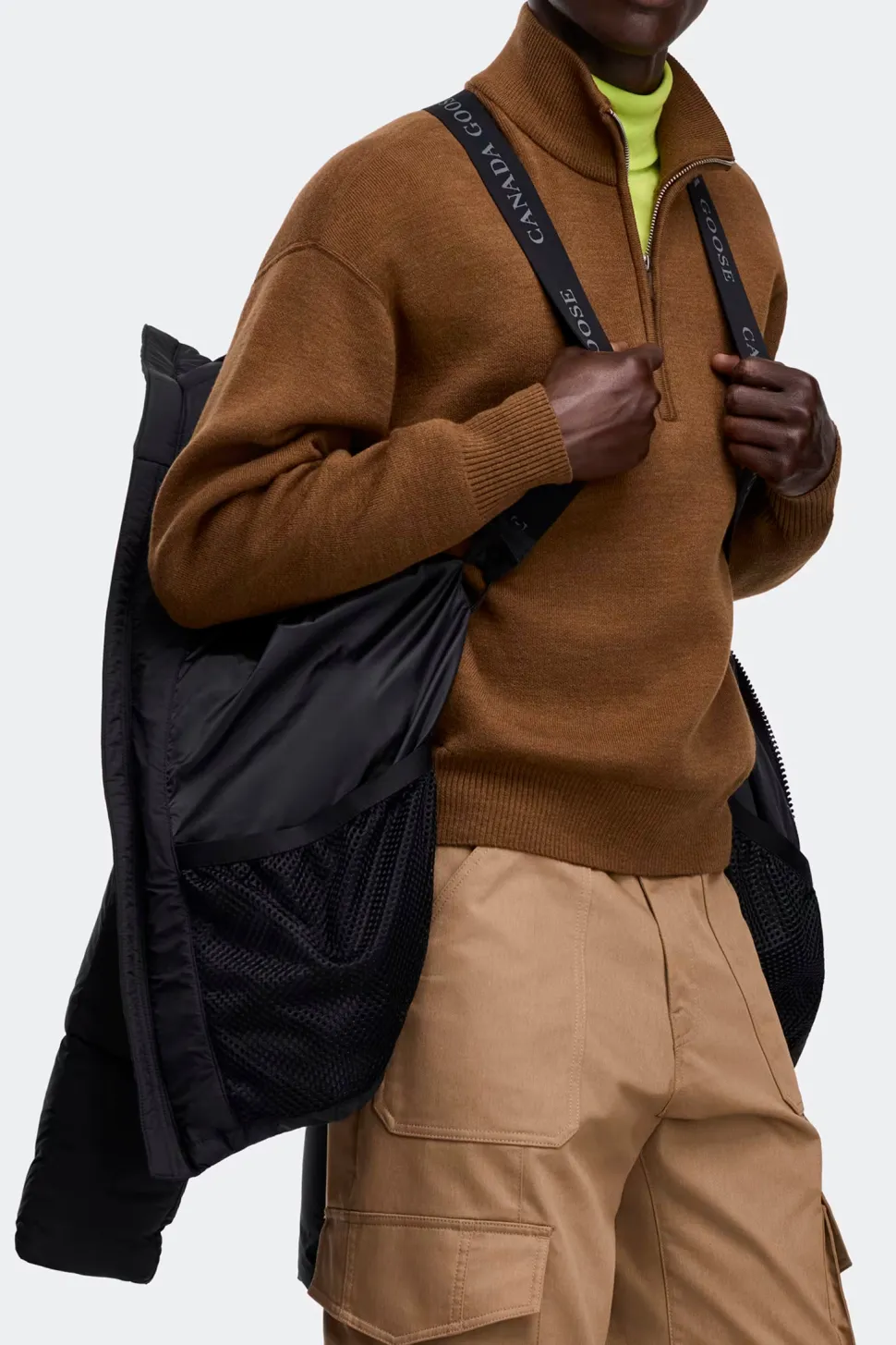 Canada Goose miesten takki CROFTON PUFFER MATTE - BD, musta