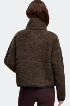 Canada Goose naisten fleecetakki SIMCOE FLEECE JACKET, tummanruskea