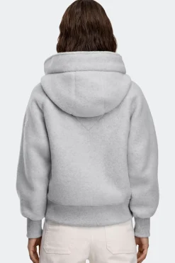 Canada Goose naisten fleecetakki CHILLIWALK FLEECE BOMBER, vaaleanharmaa