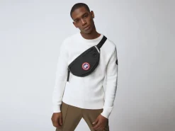 Canada Goose vyölaukku, WAIST BAG CLASSIC DISC MUSTA