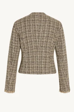 Claire naisten bouclé-takki, ELLIANA Monivärinen Ruutu