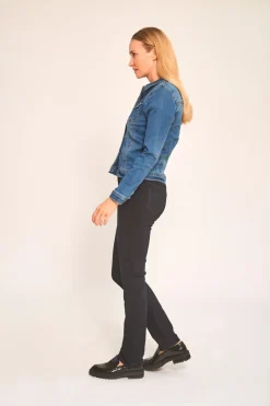 Claire Naisten Farkkutakki, ELAINE DENIM JACKET Sininen, Indigo