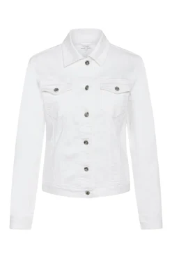 Claire Naisten Farkkutakki, ELAINE DENIM JACKET Valkoinen