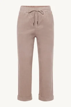 Claire naisten housut, THINE SAMETTIHOUSU Hiekka