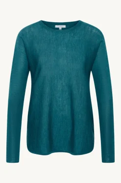 Claire naisten neule, PIPPA Petroolinsininen