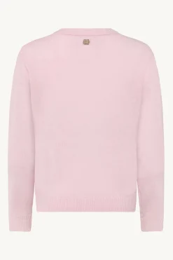 Claire naisten neulepusero, PREET KNIT Vaaleanpunainen