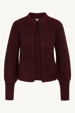 Claire Naisten Neuletakki CHELSEA Viininpunainen